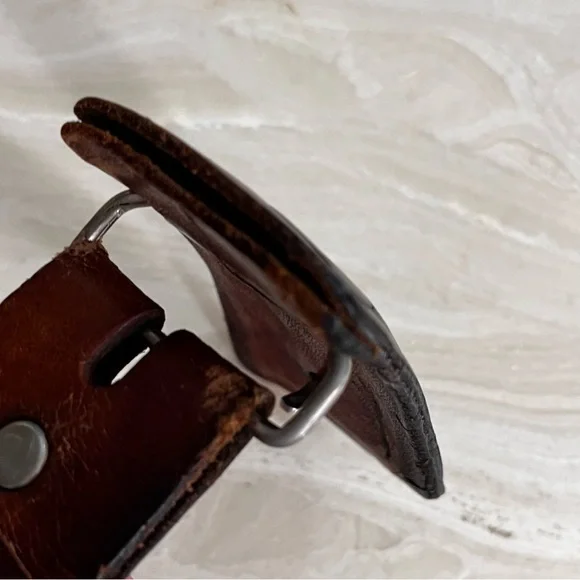 Chambers Phoenix Arizona Vintage Hand Painted Tooled Western  display picture 3